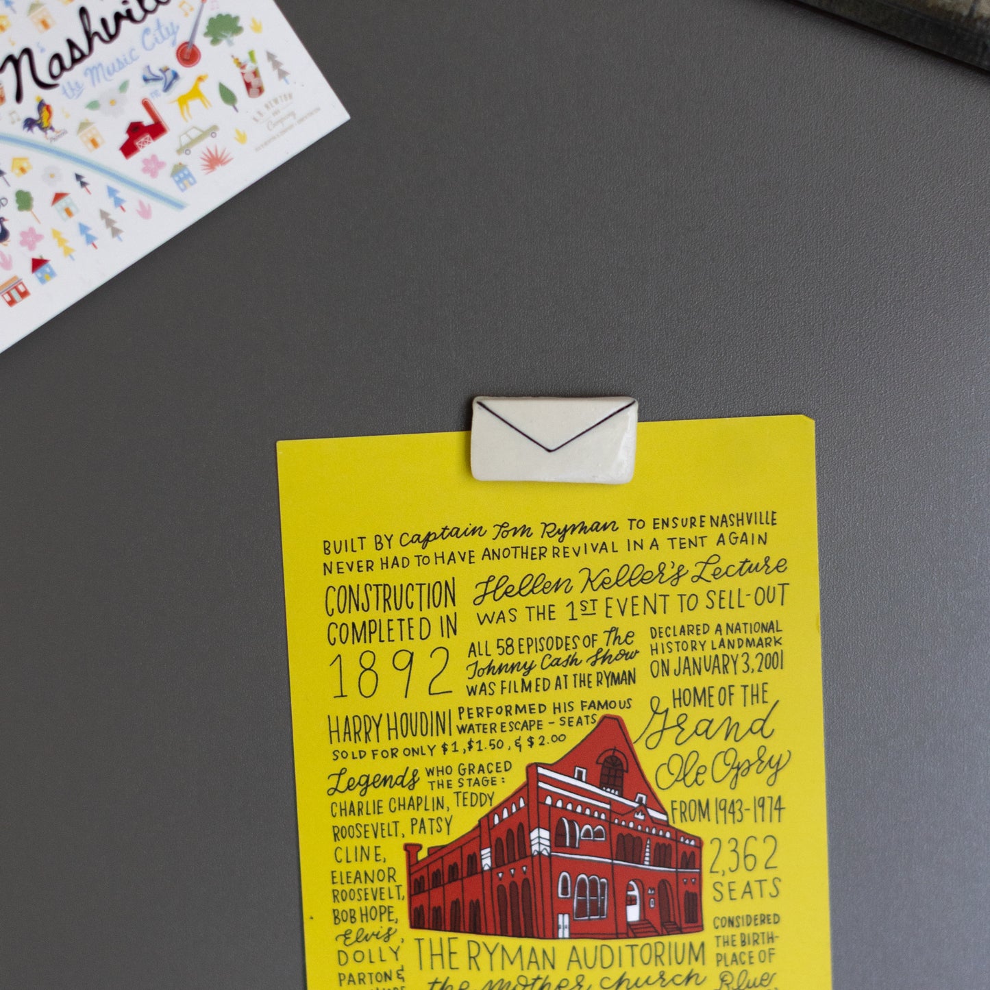 Letter Ceramic Magnet