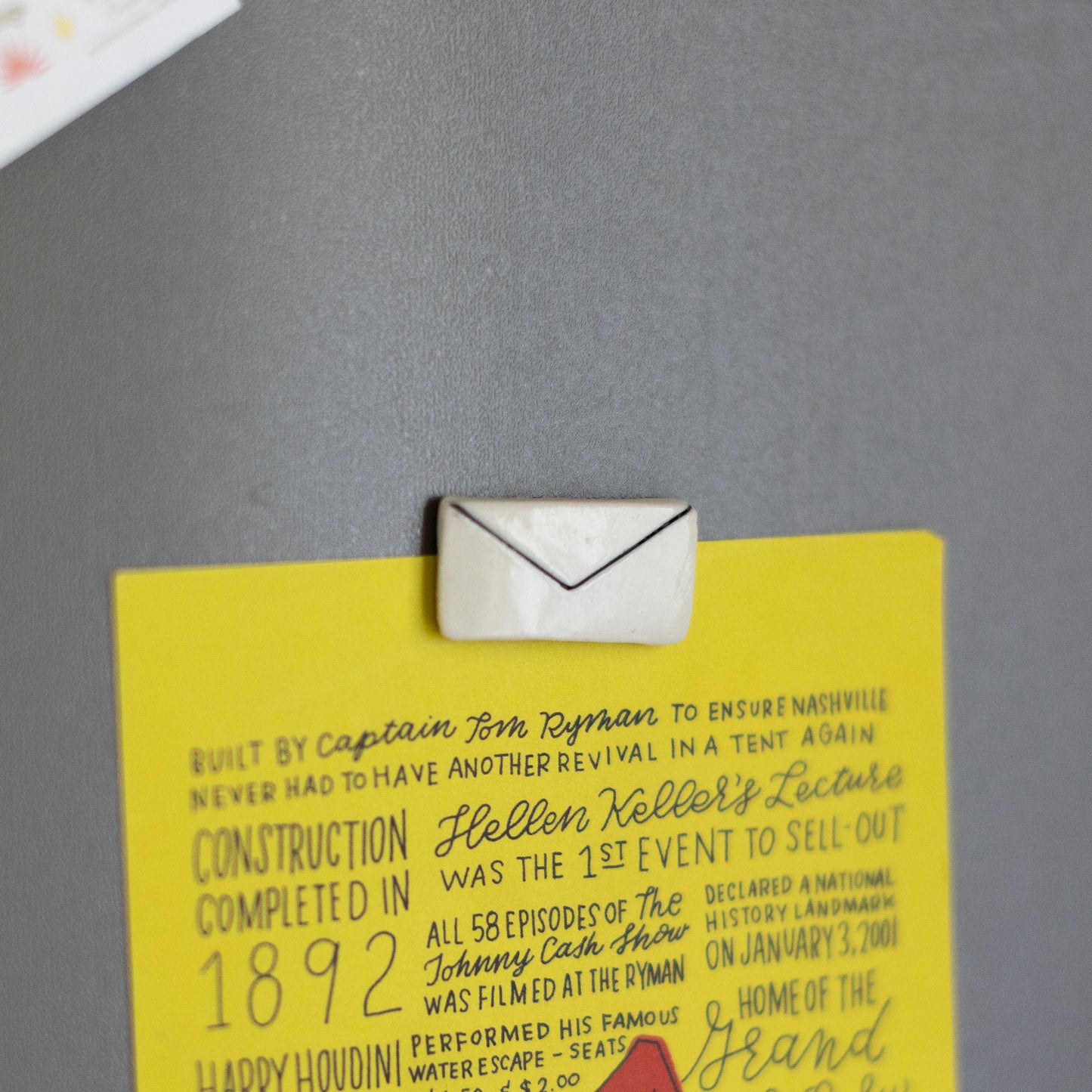 Letter Ceramic Magnet