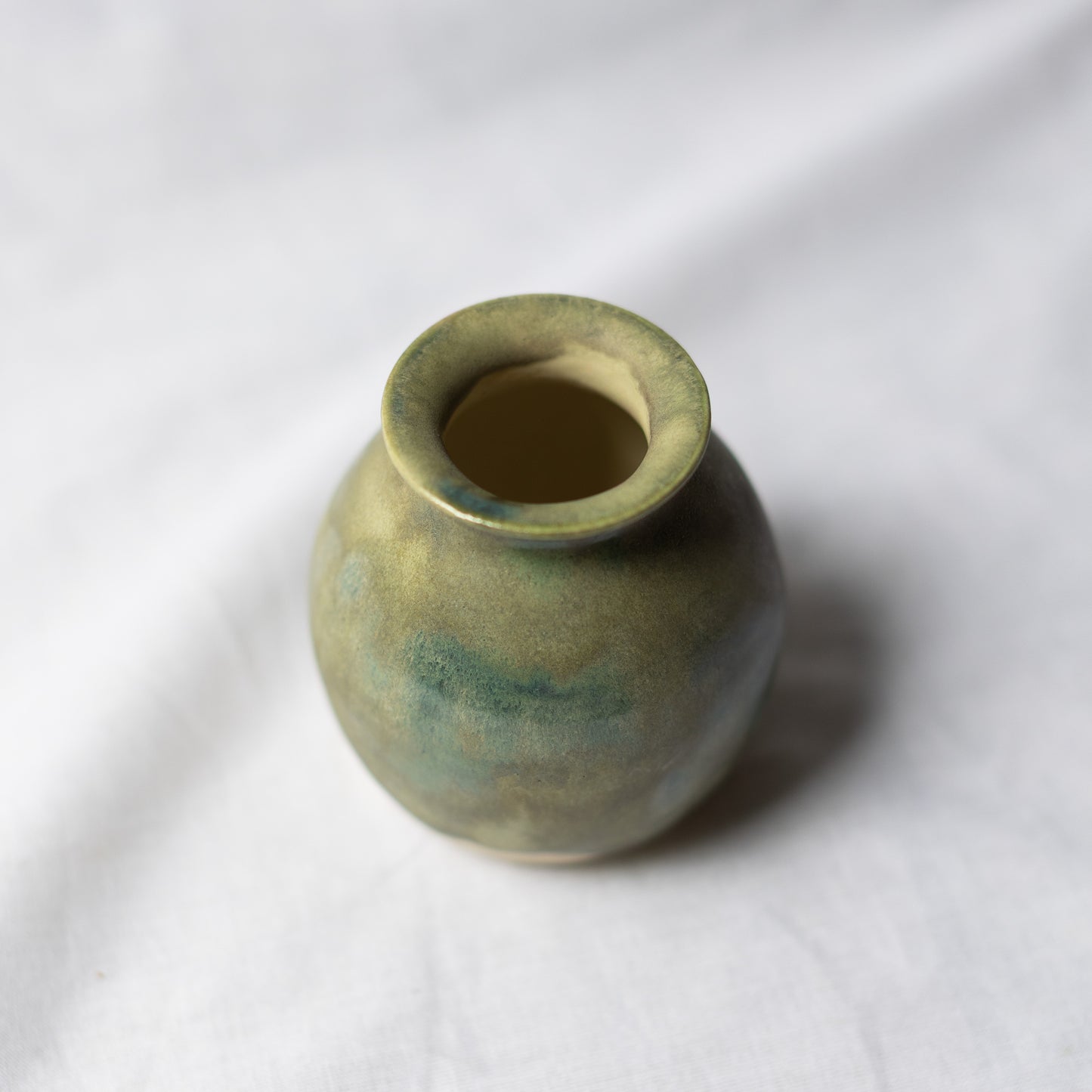 Bud Vase in Antique Green