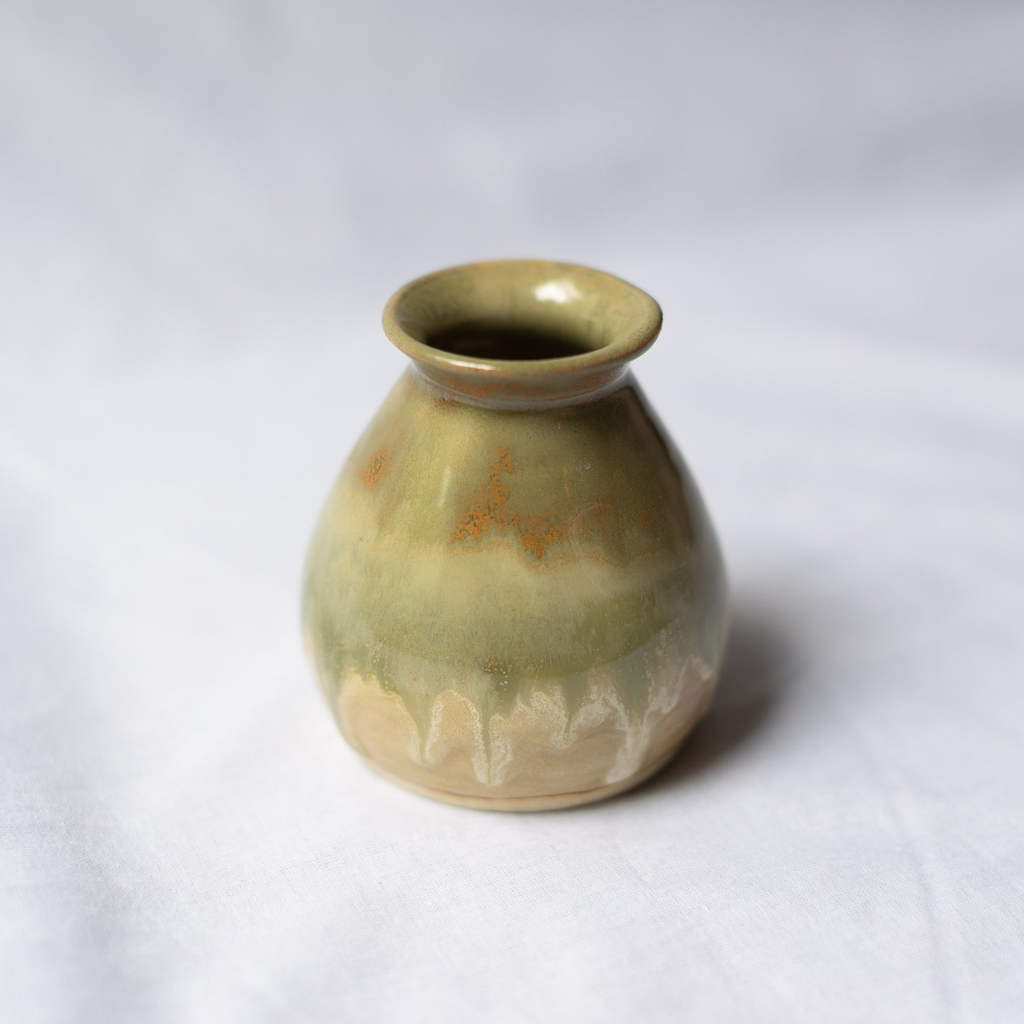 Bud Vase in Forest Green