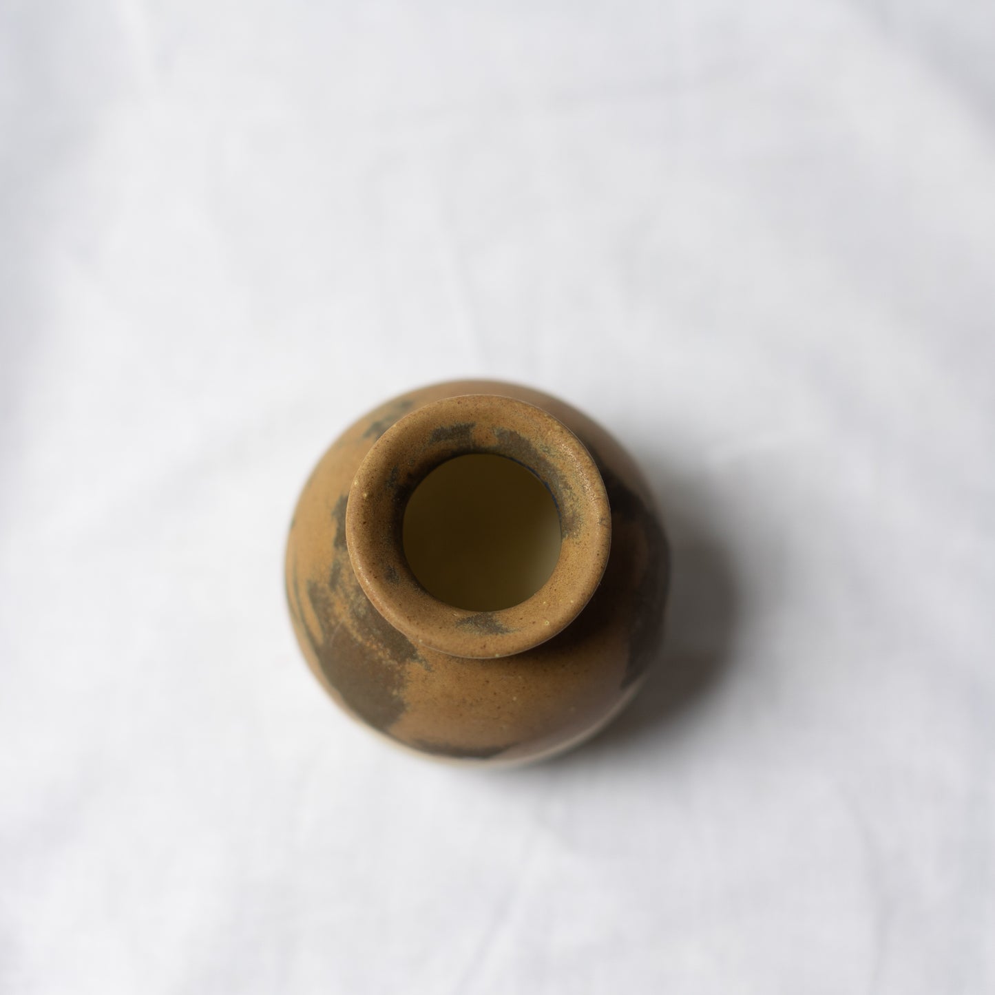 Bud Vase in Two-Tone Brown