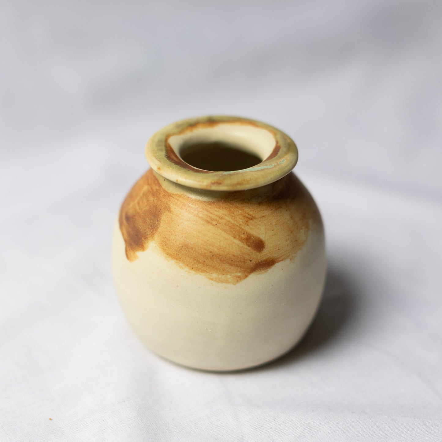Bud Vase in Light Brown