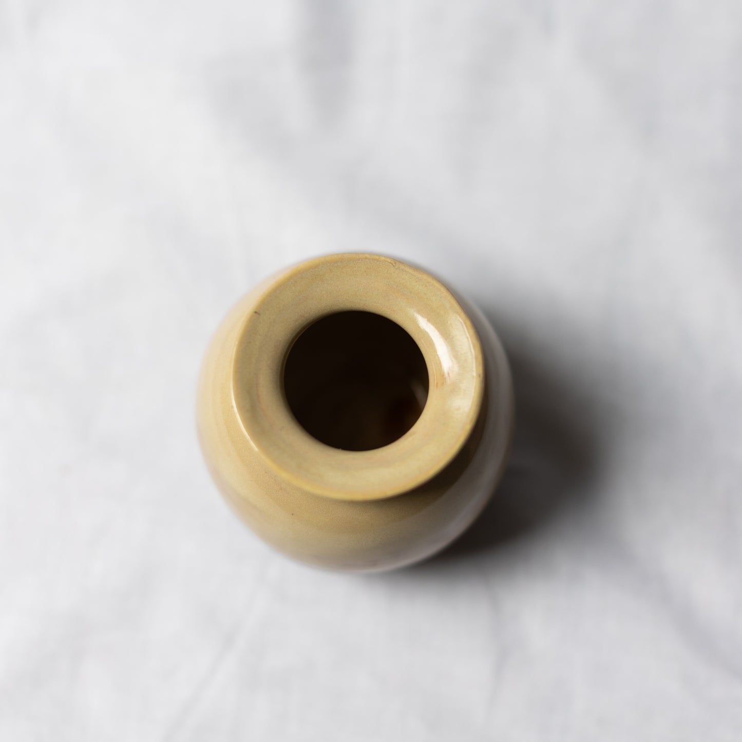 Bud Vase in Two-Tone Matte Black