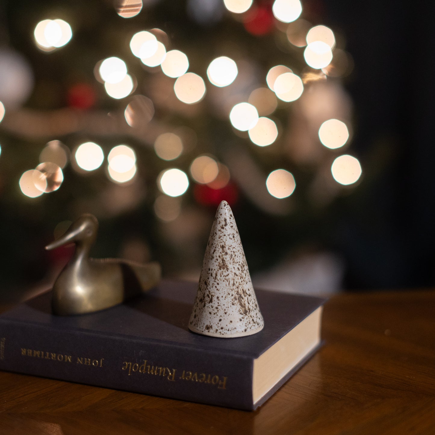 Mini Tree in Speckled White