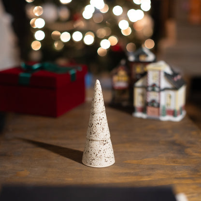 Large Tree in Speckled White