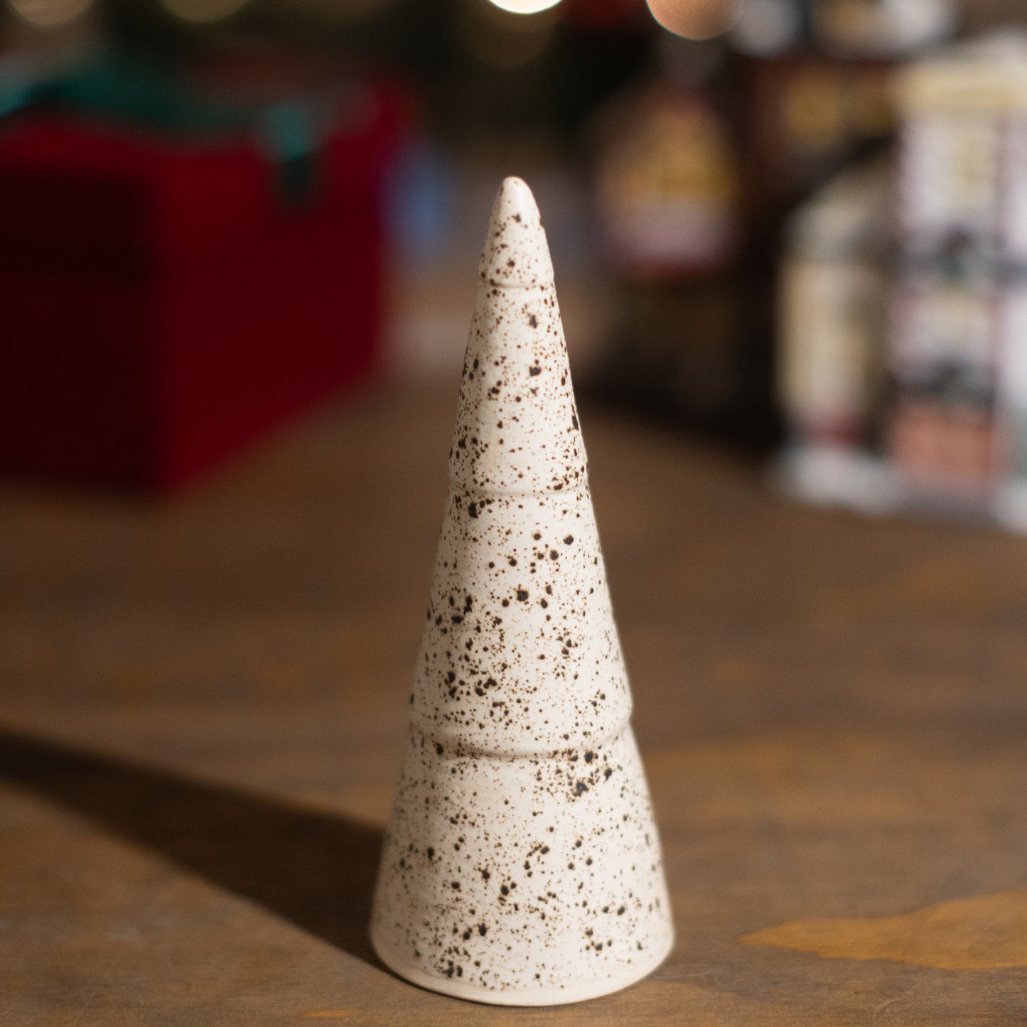 Large Tree in Speckled White