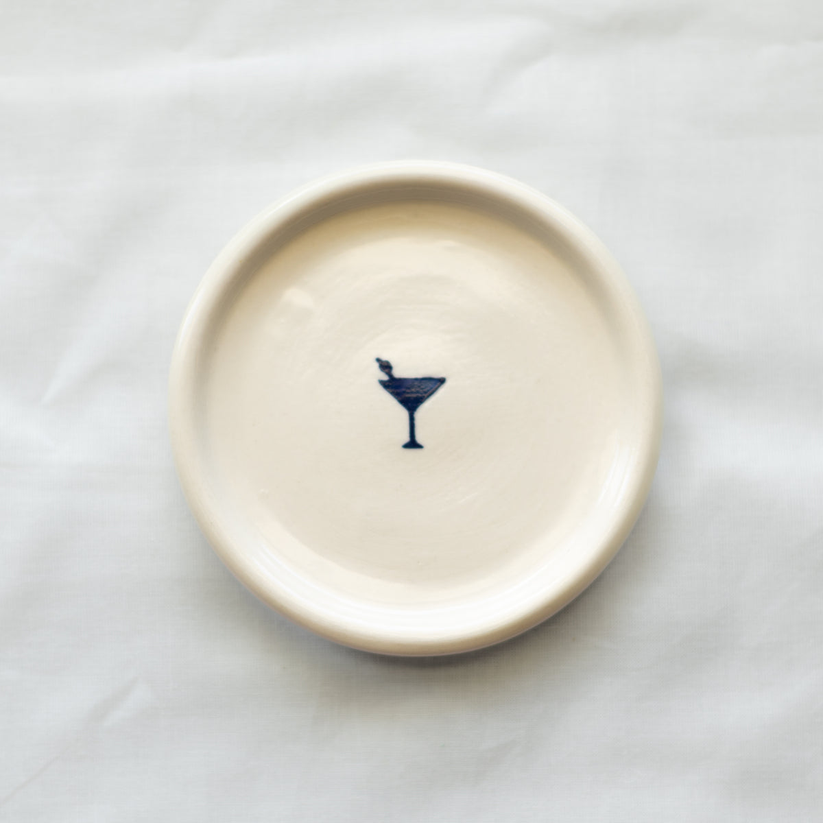 Cocktail Porcelain Trinket Dish
