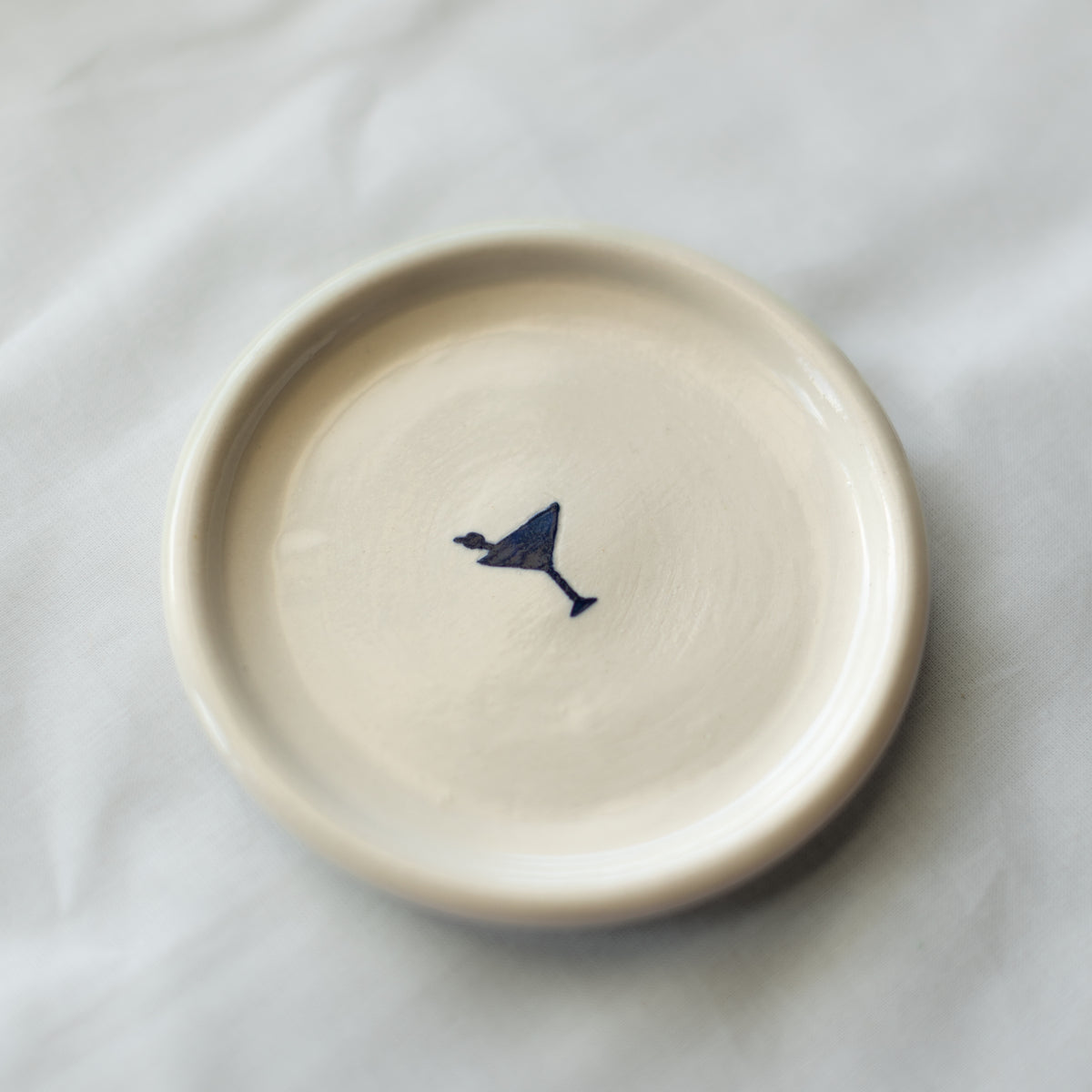 Cocktail Porcelain Trinket Dish