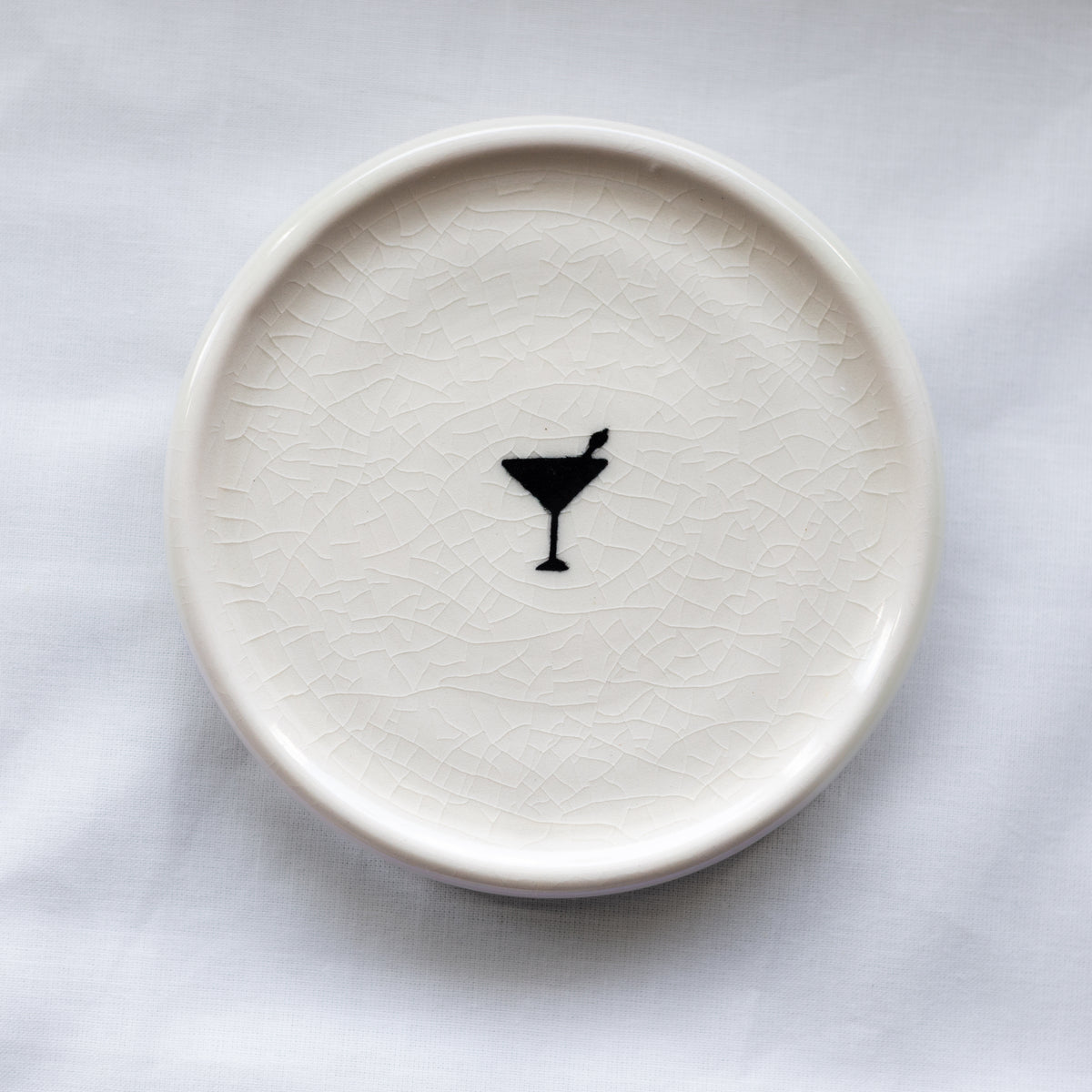 Cocktail Porcelain Trinket Dish