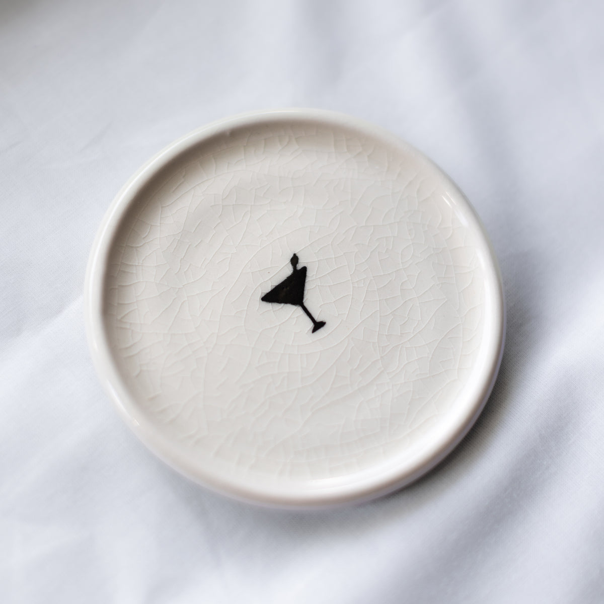 Cocktail Porcelain Trinket Dish