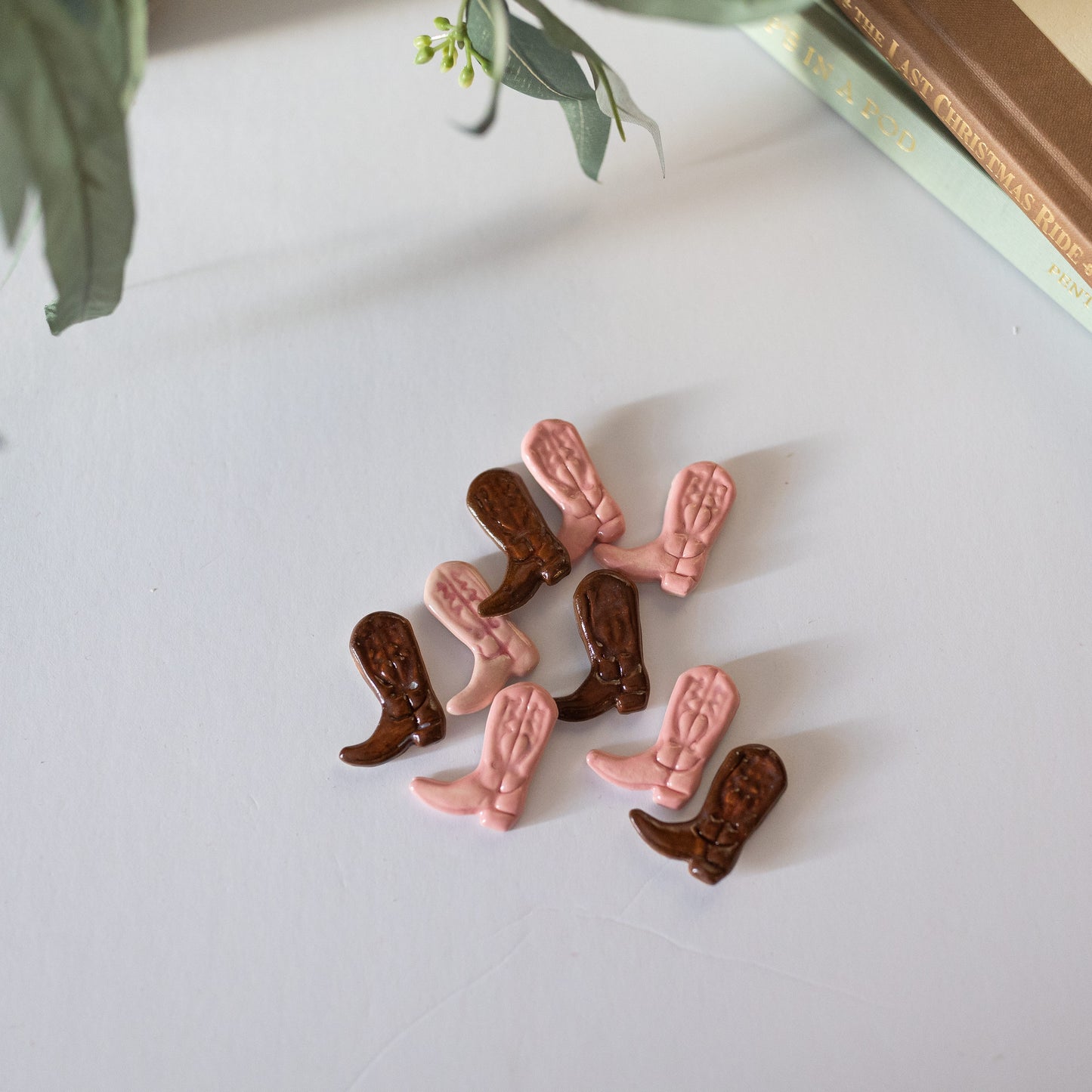 Cowboy Boot Ceramic Magnet