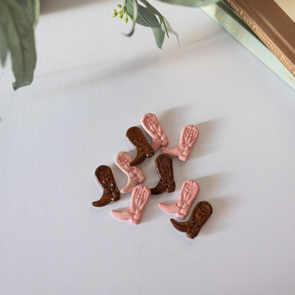 Cowboy Boot Ceramic Magnet