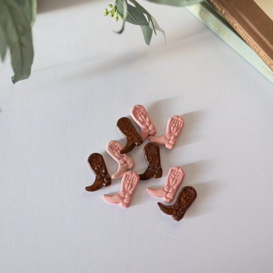 Cowboy Boot Ceramic Magnet