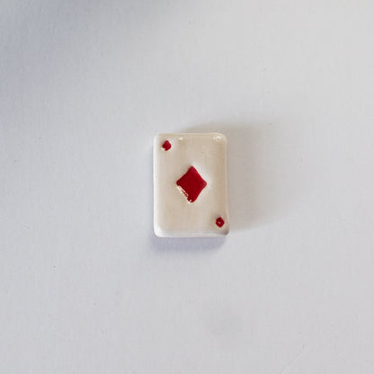 Playing Card Ceramic Magnet Set