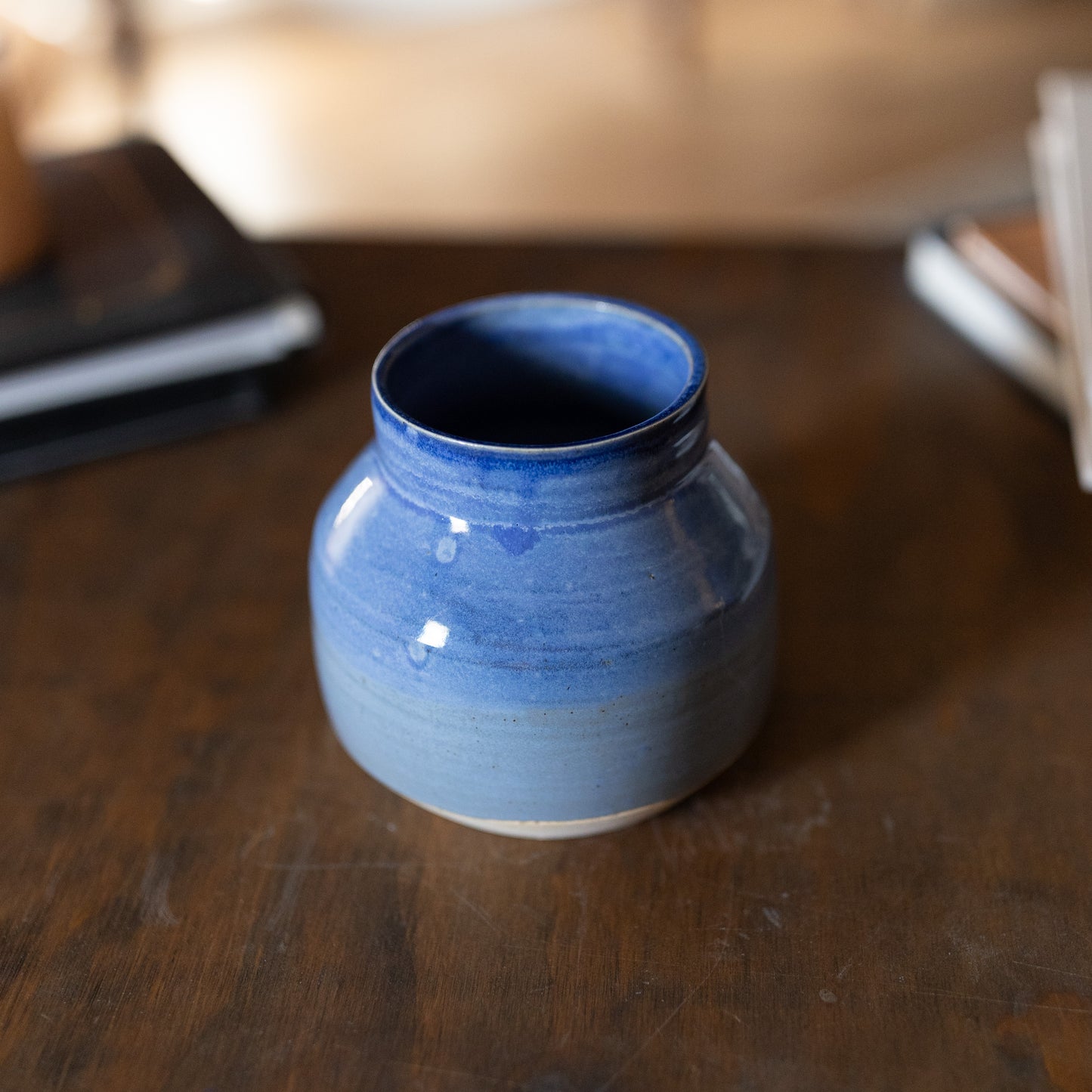 Vase in Two Tone Blue