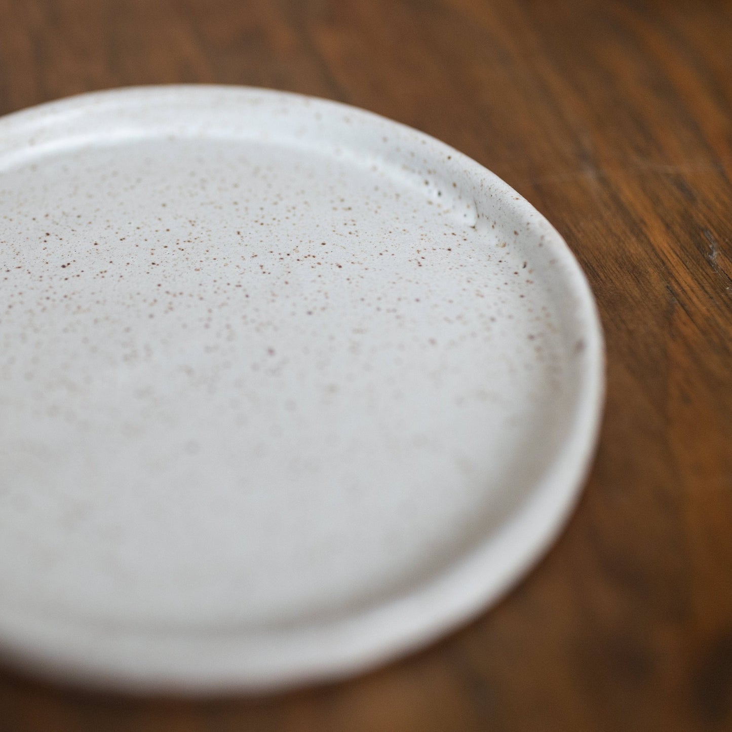 Trinket Dish in Speckled White