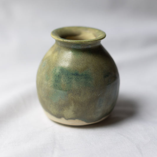 Bud Vase in Antique Green