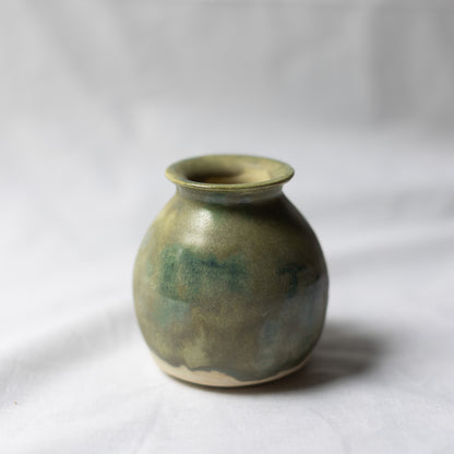 Bud Vase in Antique Green