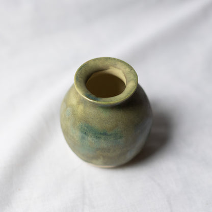 Bud Vase in Antique Green