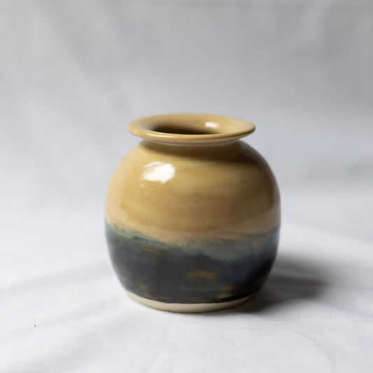 Bud Vase in Two-Tone Navy