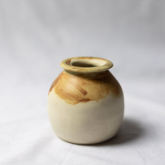 Bud Vase in Light Brown