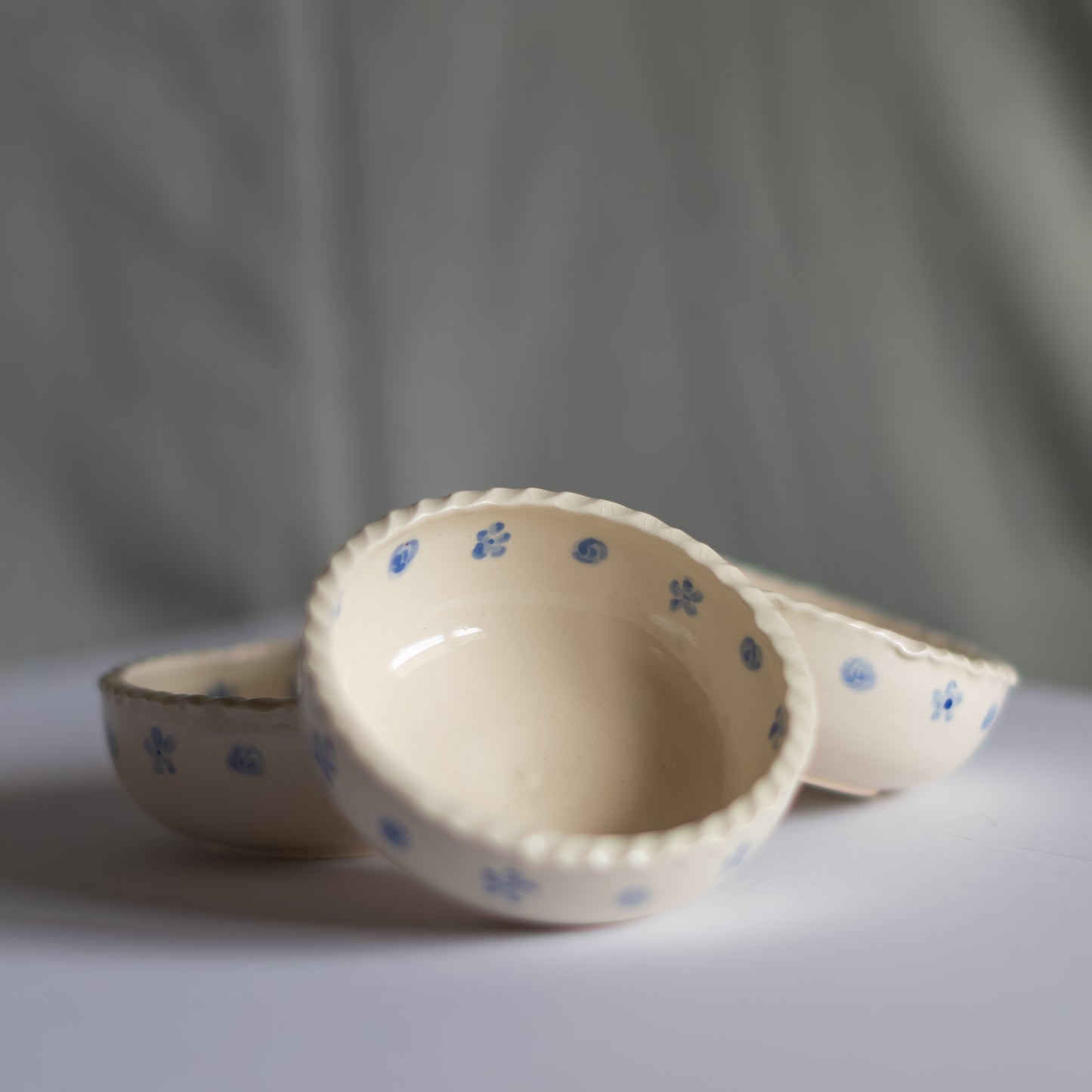 Floral Braided Snack Bowl
