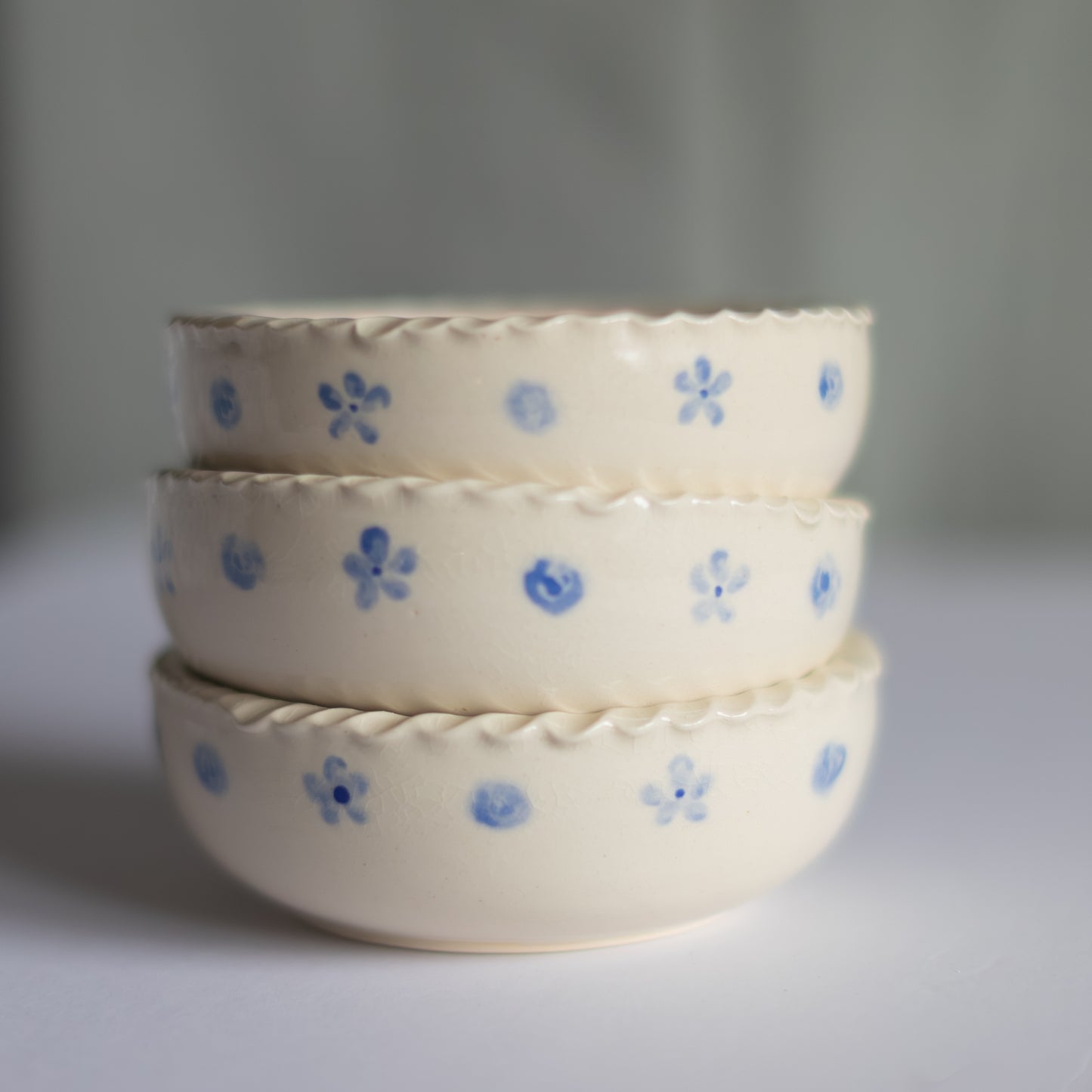 Floral Braided Snack Bowl