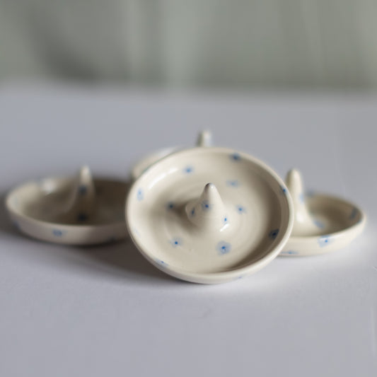 Ditsy Floral Porcelain Ring Dish